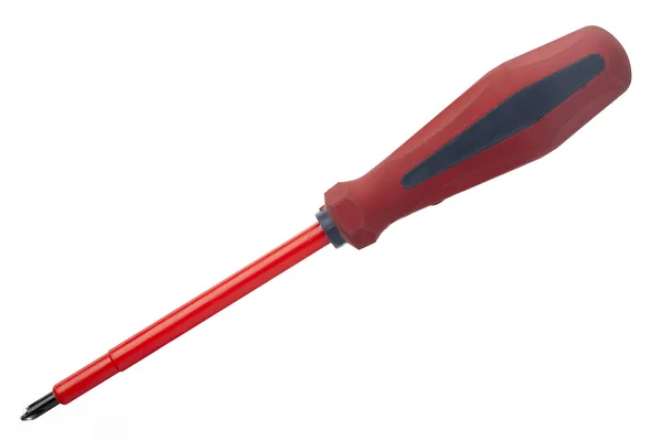 Chave de parafuso vermelho — Fotografia de Stock