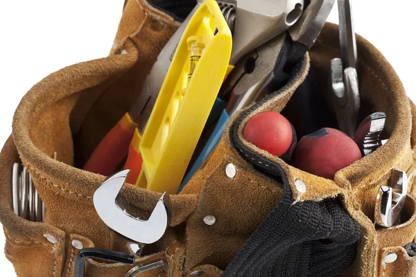 Work tools in tool belt — Stock Photo, Image