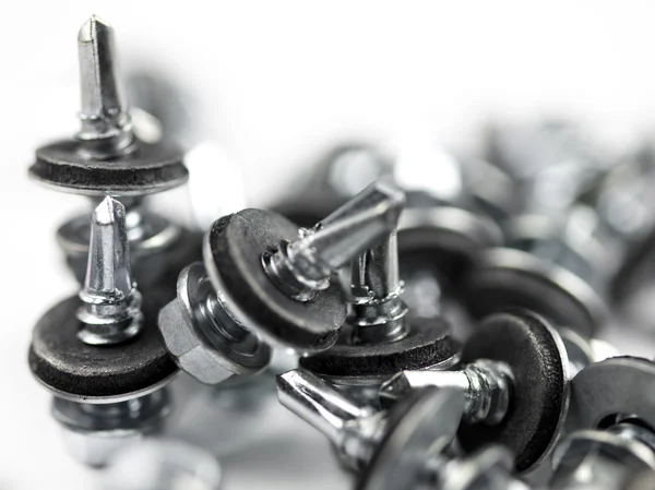 Bolts and Rubber Washers — Stock Photo, Image