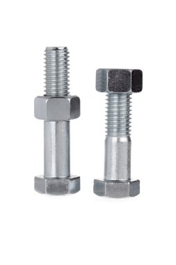 Two nuts and two bolts clipart