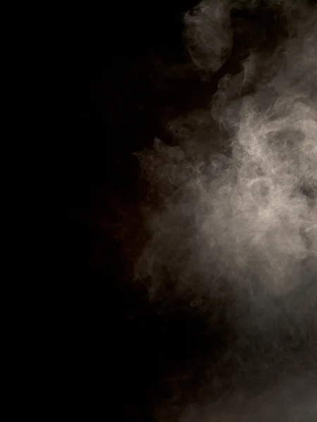 Вид тумана на темном фоне Стоковое Фото