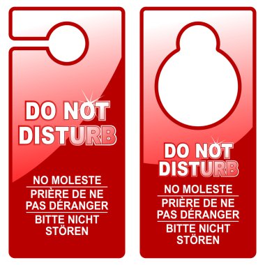 Do not disturb clipart