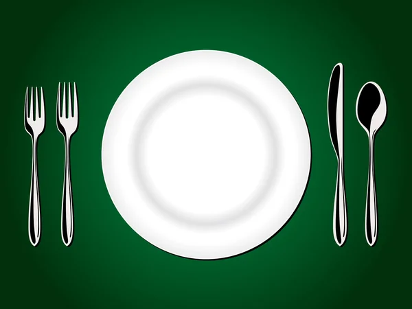 Place Setting — Stock Vector