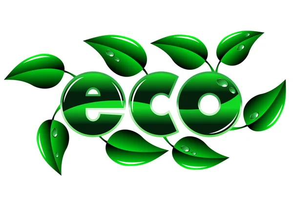 Eco. — Vector de stock