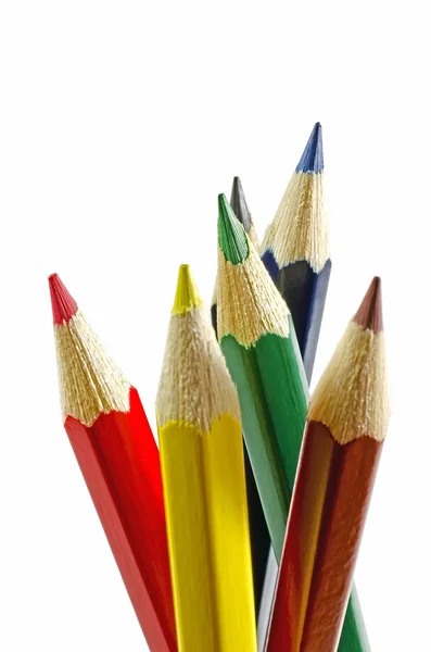 Barevné tužky — Stock fotografie
