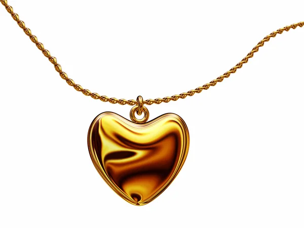 Heart on a chain — Stock Photo, Image
