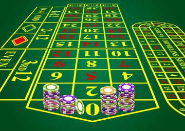 Casino chips clipart