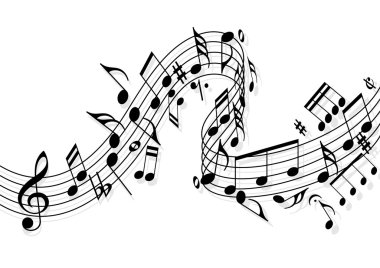 Music notes clipart