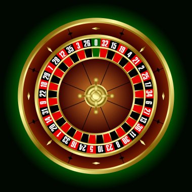 Roulette wheel clipart