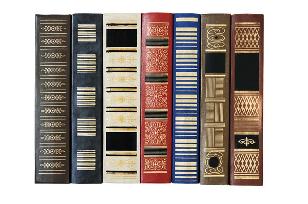 Row of old books — Stock Photo, Image