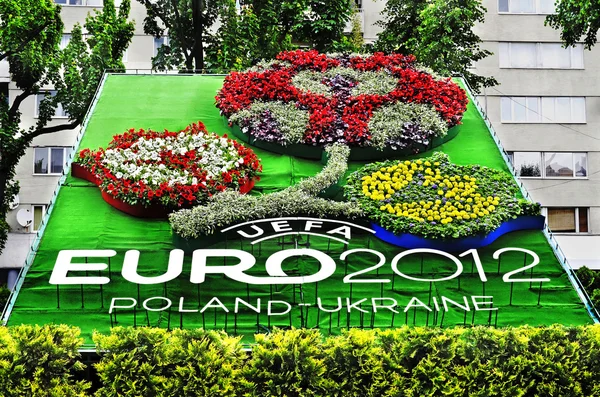 stock image Emblem of the Euro-2012