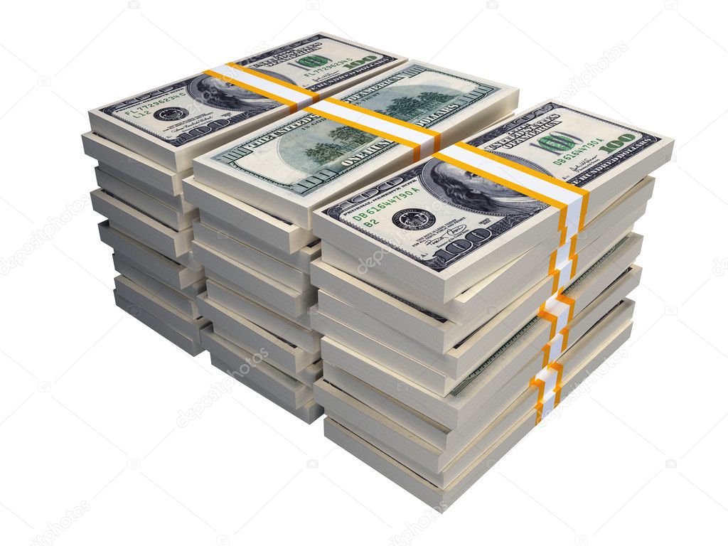 Stack Of 100 Dollar Bills Stock Photo By Dmitrydesign 11863220