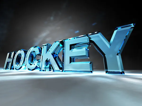 Hockey su — Foto Stock