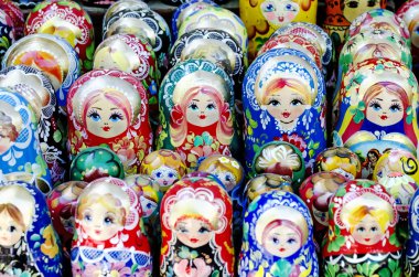 Russian matrioshka clipart