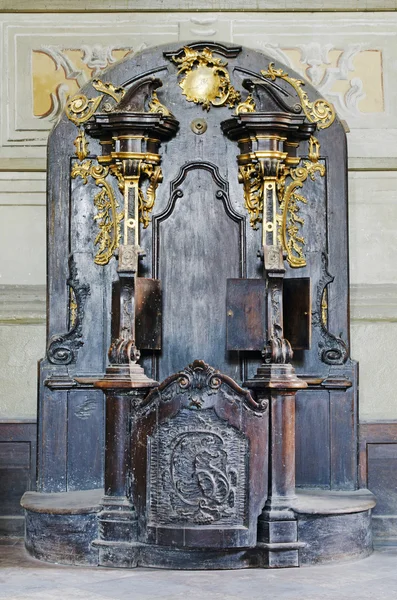 Old confessional — Stock Photo, Image