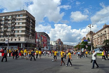 Euro 2012 sırasında khreshchatyk