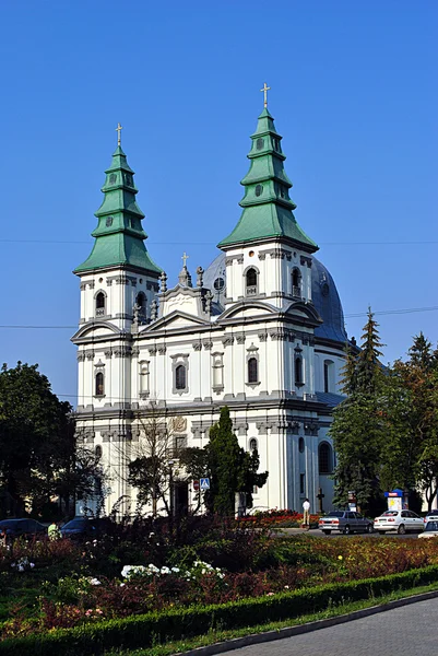 Cattedrale cattolica a Ternopil — Foto Stock