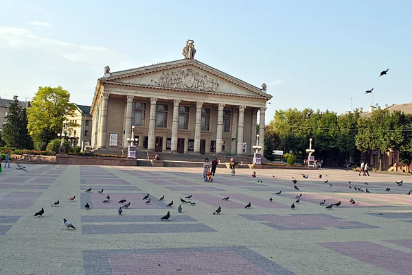 Piazza del Teatro la sera — Foto Stock
