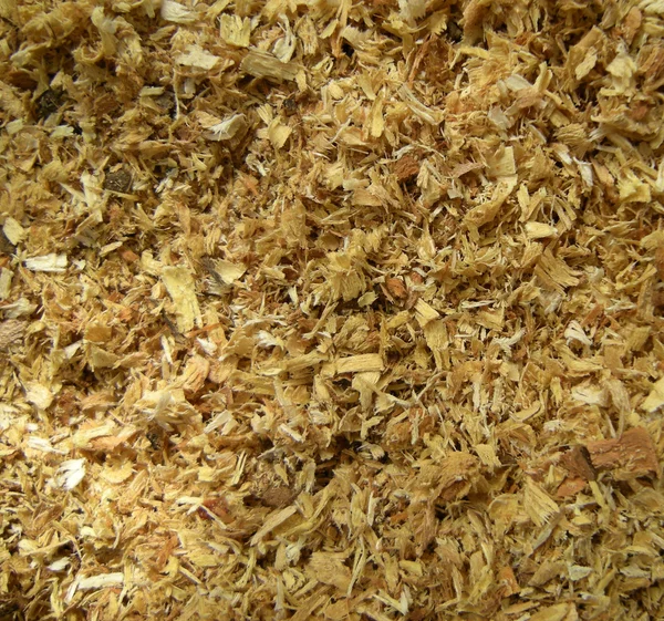 stock image Close up on wood chips and sawdust.