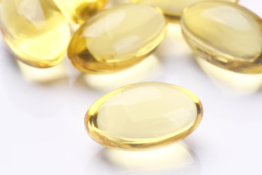 Yellow Pills Vitamin e Soft Gels clipart