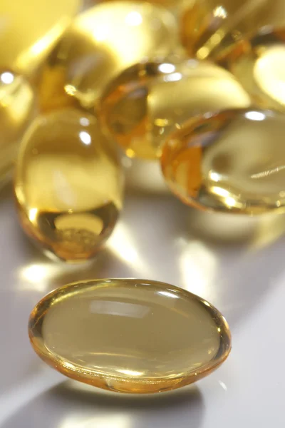 Knoflook olie capsules — Stockfoto
