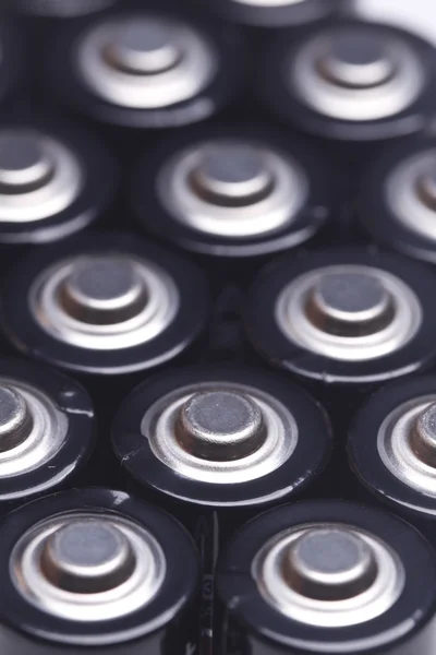 stock image Close up the top of AA battery