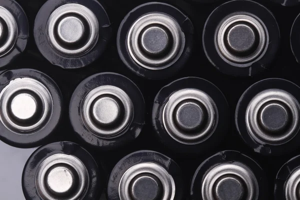 Close up the top of AA battery — Stock Photo, Image