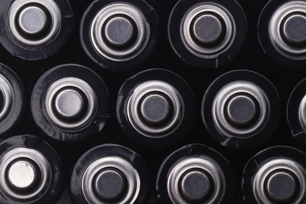 Close up the top of AA battery — Stock Photo, Image