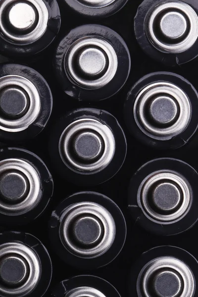 stock image Close up the top of AA battery