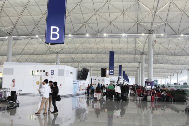 airport.interior Havaalanı yolcu.