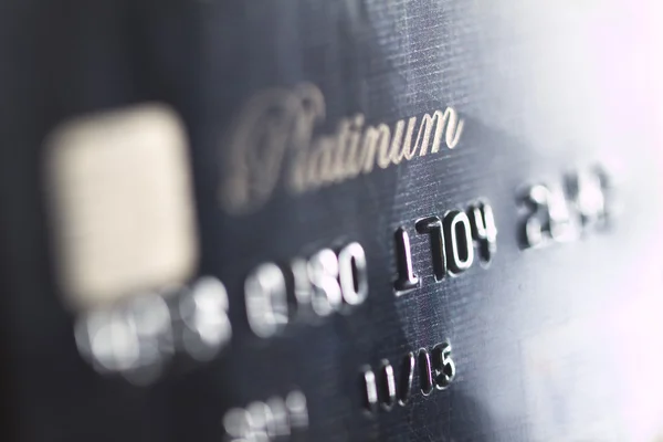 Kredi kartı closeup — Stok fotoğraf