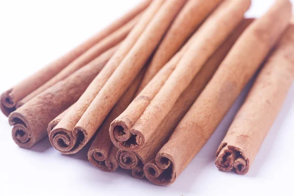 Stock image Cinnamon sticks on white background