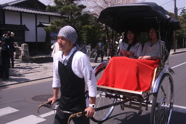 Рикші в Японії — стокове фото