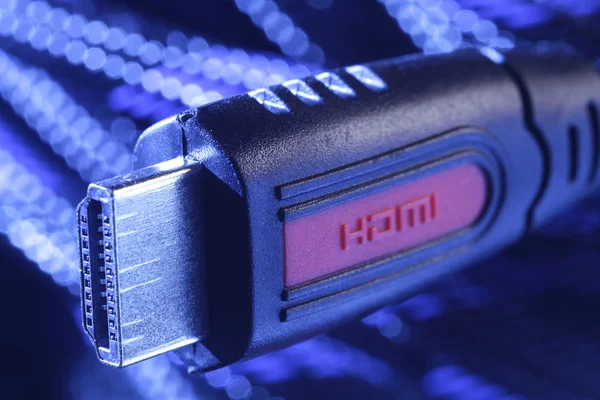 Wtyk HDMI & kabel — Zdjęcie stockowe