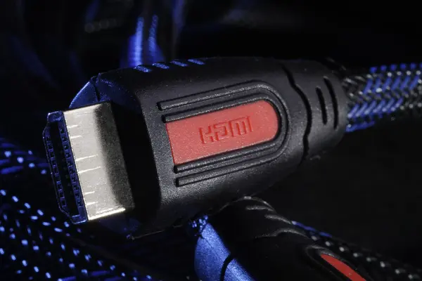 Cabo e plugue HDMI — Fotografia de Stock