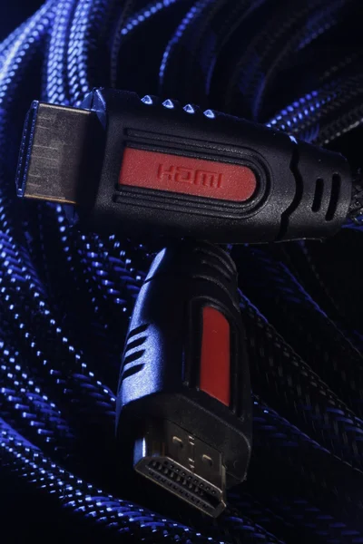HDMI plug & cable — Stock Photo, Image