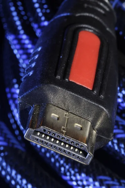 HDMI-kontakten & kabel — Stockfoto