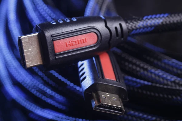 HDMI plug & kabel Stockfoto