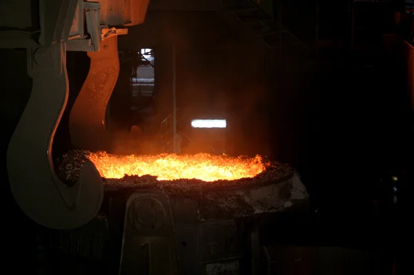 Molten Steel — Stock Photo, Image