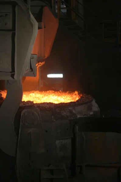 Roztopionej stali — Zdjęcie stockowe