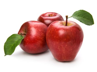 Ripe apple fruit closeup clipart