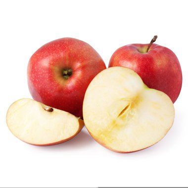 Red apples clipart