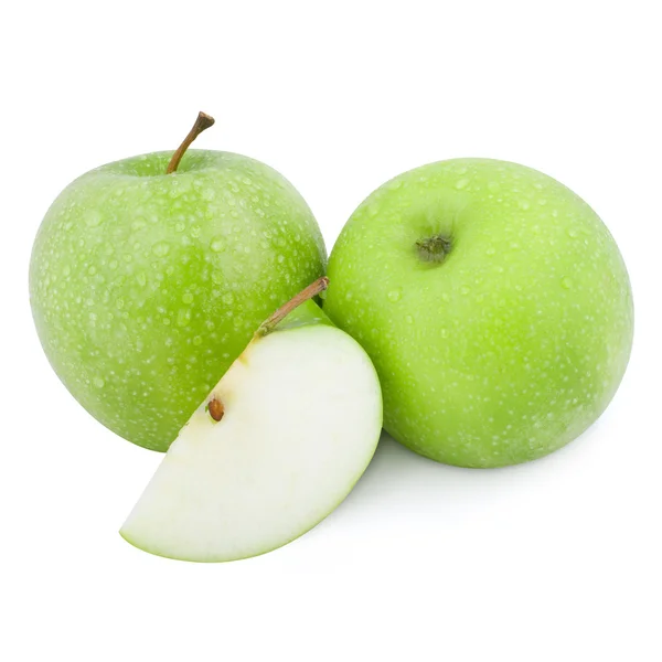 Yeşil elma meyve — Stok fotoğraf