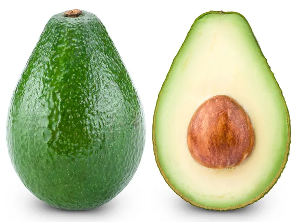 Avocado cut in half — Stock Photo, Image