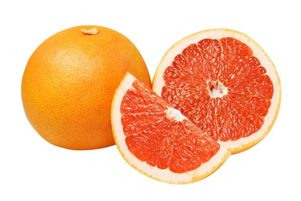Grapefruity s polovinou — Stock fotografie