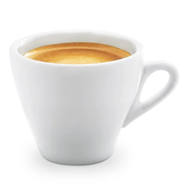 Caffe espresso aislado en blanco —  Fotos de Stock