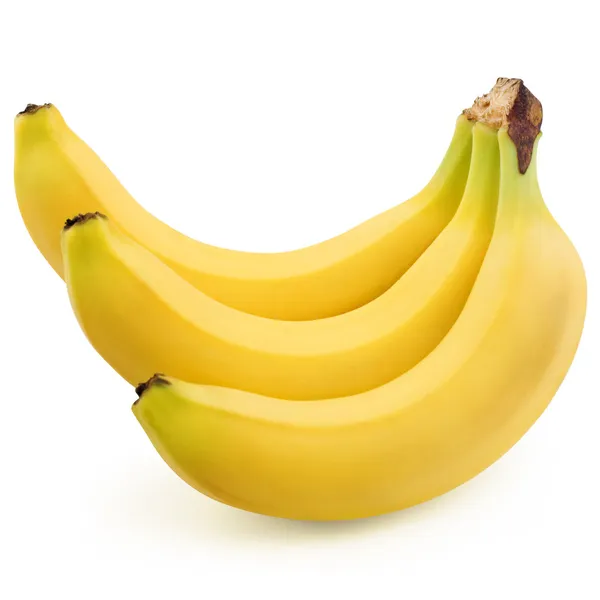 Три банана — стоковое фото