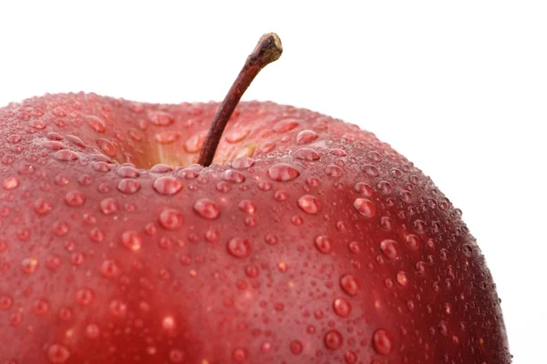 stock image Wet red apple