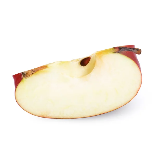 stock image Close up of red apple slice