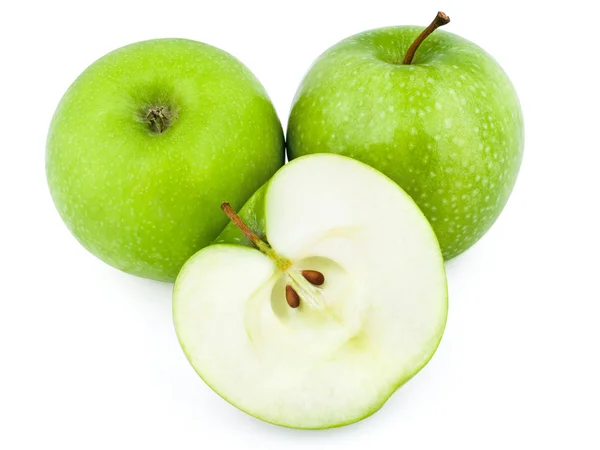 新鲜的绿色苹果 — 图库照片